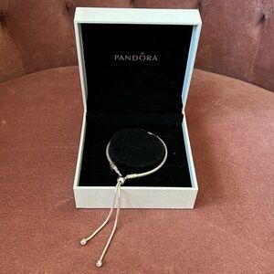 NEW Pandora Moments Snake Chain Slider Bracelet
